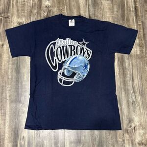 Vintage Dallas‎ Cowboys Logo Athletic Men's XL Blue Graphic T-Shirt